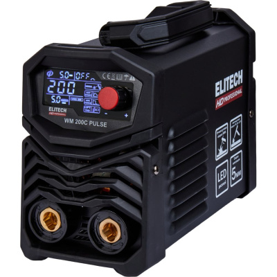 Инверторный сварочный аппарат Elitech HD WM 200c Pulse 204467