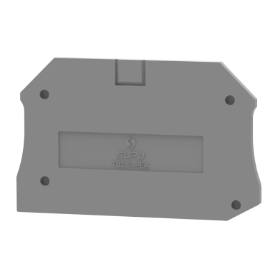 Крышка защитная для клемм SUPU TU 4-контактных, серая, 100 шт TU2.5-4-GY-EA