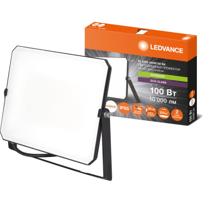 Прожектор светодиодный LEDVANCE FL ECO 100W740 BK 7x1 G4RU LEDV