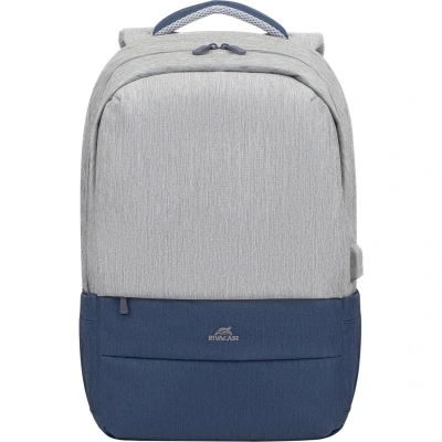 Рюкзак для ноутбука RIVACASE 7567 grey/dark blue 17.3/6