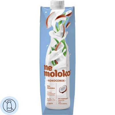 Напиток растительный Nemoloko напиток на рисовой основе Кокосовый 1л