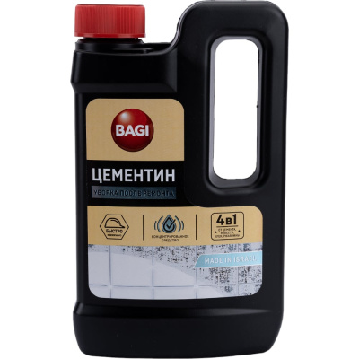 Концентрированное средство для удаления остатков цемента и других строительных смесей Bagi Цементин Уборка после