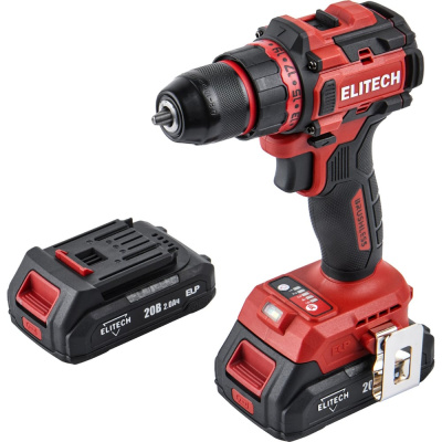 Аккумуляторная дрель Elitech ДА 20БЛ2 205673