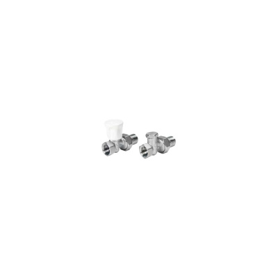 Комплект ручной для отопительного прибора Giacomini R706K, 1/2” - прямой: Клапан прямой ручной