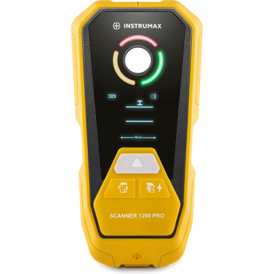 Профессиональный детектор скрытой проводки, металла, дерева INSTRUMAX SCANNER 1200 PRO