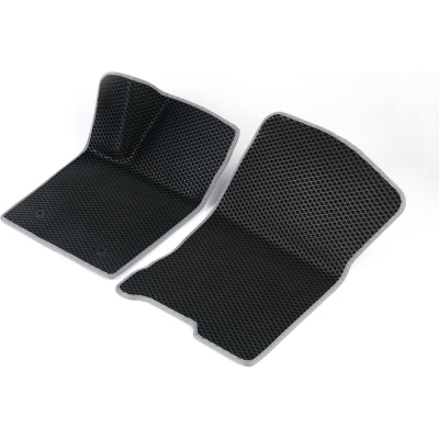 Передние коврики для Nissan Micra (K12) 2003-2010 (Ниссан Микра К 12) Vicecar 2DL32010-светлосерый