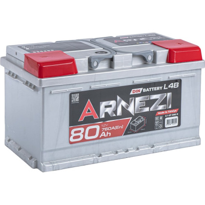 Аккумулятор Arnezi DIN SMF 80 А/ч обратный R+ 315x175x175 L4B EN 760 А