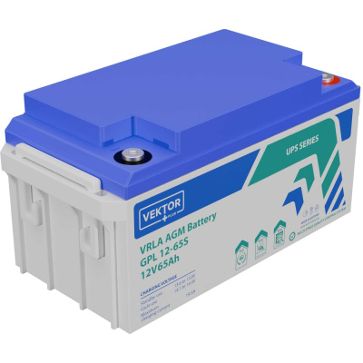 Аккумуляторная батарея Vektor Energy GPL 12-65S 51316