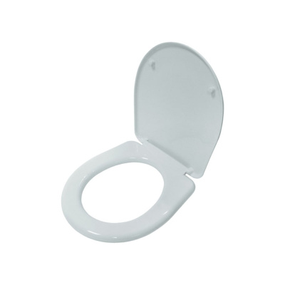 Сиденье для унитаза ИНКОЭР Лира голубовато-белый