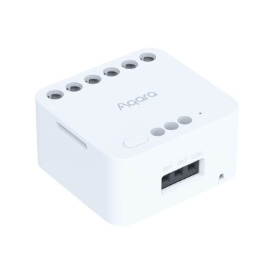 Aqara Dual Relay Module T2 (с нейтралью) — двухканальное реле для удалённого управления освещением, вентиляторами