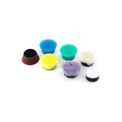 Набор мини-падов Nano polisher pad set для ibrid 30 мм, 7 шт Shine systems SS613