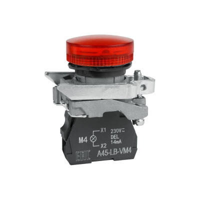 Сигнальная лампа КЭАЗ OptiSignal D22 C4-L-M4 красн