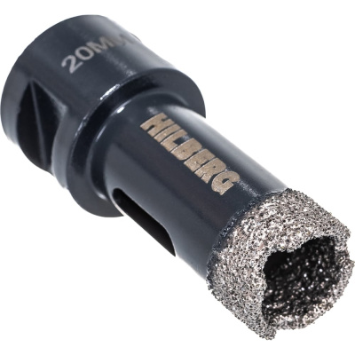 Алмазная коронка по керамике и керамограниту Hilberg Super Hard HH620