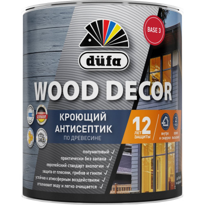 Антисептик Dufa WOOD DECOR база3 0,81л