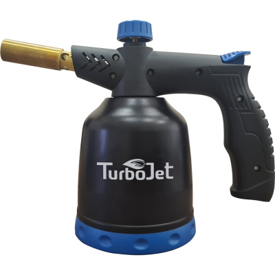 Паяльная лампа с пьезоподжигом (пластиковый корпус) Turbojet