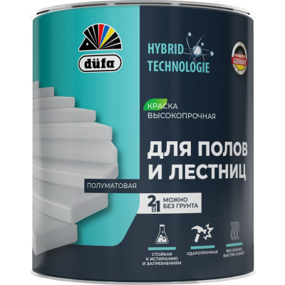 Краска для полов и лестниц Dufa база3 0,6