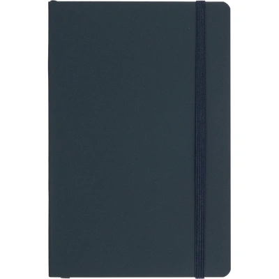 Бизнес-блокнот Attache Аура, А5, 80л (138x213мм), клетка, резинка, синий