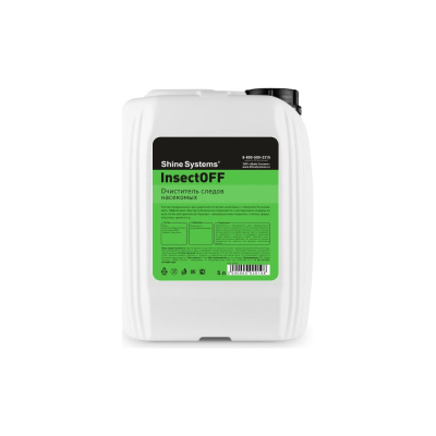 Очиститель следов насекомых Shine systems InsectOFF, 5 л