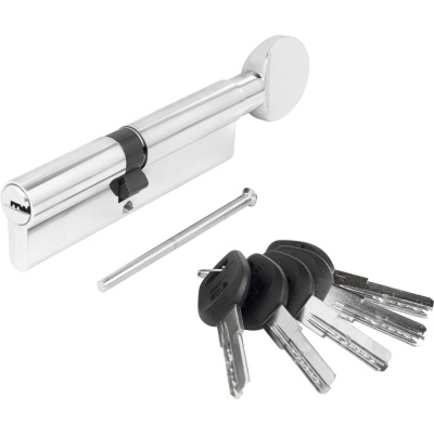 Цилиндровый механизм Аллюр HD FG 110-5К CP (55x55G) хром, перф. ключ