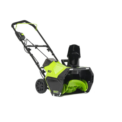 Снегоуборщик аккумуляторный Greenworks GD60PST, 60V, 51 см, бесщеточный, без АКБ и ЗУ