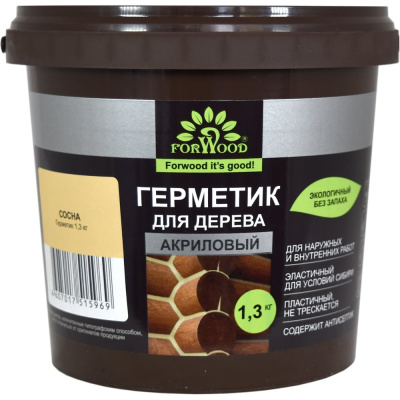 Герметик для дерева Forwood ВДАК-1501 сосна, 1,3 кг