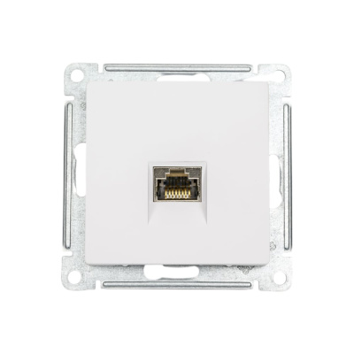 Розетка компьютерная Systeme Electric AtlasDesign, RJ45, кат. 6A, механизм, Лотос