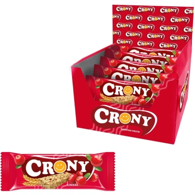 Батончик мюсли Crony Клюква, 50гх12шт/уп