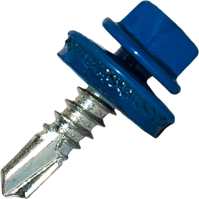 Самосверлящий винт HARDWEX ТМ HWX7-W-P9-5.5x19 мм. св.№3, RAL 5005 (250 шт.)