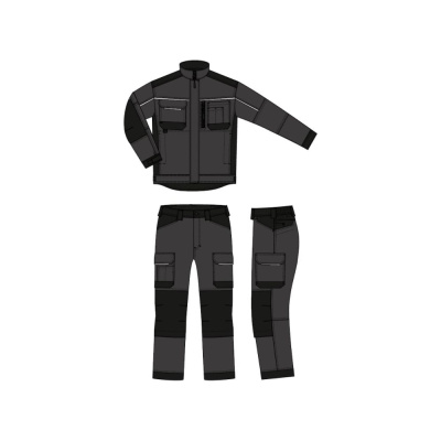 Костюм URSUS "ГОРОД" куртка/брюки, цвет темно-серый/черный, размер 48-50, рост 170-176 КОС109-Т.СЕРЫЙ/ЧЕРНЫЙ/48-50