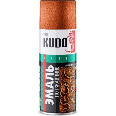 Эмаль молотковая по ржавчине KUDO медная