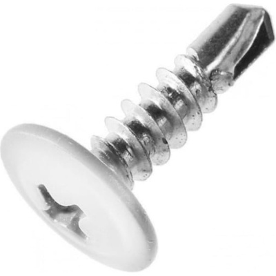 Саморез с прессшайбой Rizzel ПШС 4,2х19 RAL 9002 1000 шт.