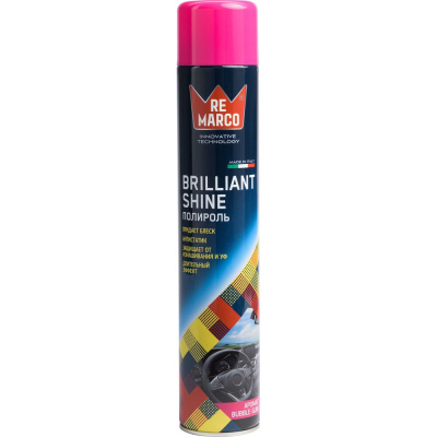 Полироль для пластика авто RE MARCO BRILLIANT SHINE (глянец)