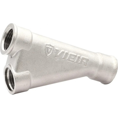 Тройник косой ViEiR 3/4″ латунный для гильзы под погружной датчик температуры для монтажа в контур отопления VRGL14TK