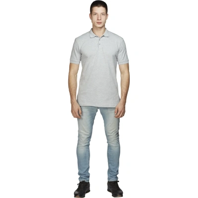 Рубашка Поло (190г.) кор.рукав серая (XXL)