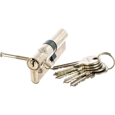 Никелированный цилиндровый механизм Doorlock V 2200Z N Variant