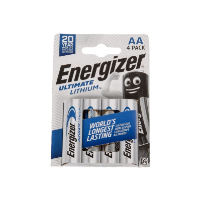Батарейка Energizer Ultimate Lithium E91/AA 4 шт/бл