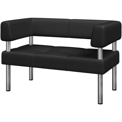 Диван MV_ Комус Мебель Balance 2-мест. (Bu2-2) к/з Or.16/Ec.3001 черн