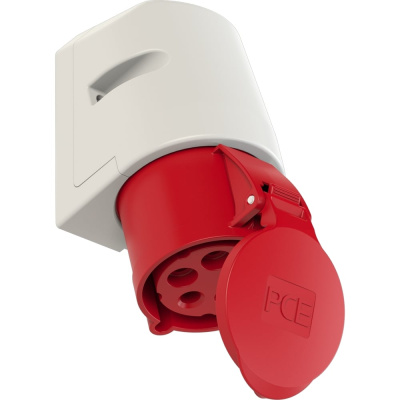 Настенная розетка PCE 32А 400V 3P+N+E IP44