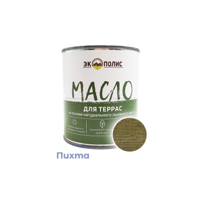 Масло для террас Экополис 0,75 л. пихта mdt-075-pihta