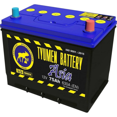 Аккумуляторная батарея TYUMEN BATTERY Тюмень asia 6ст -75.0 l