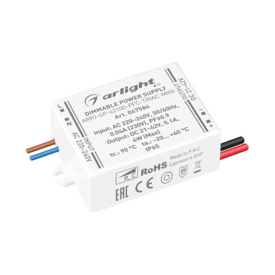 Блок питания Arlight ARPJ-SP-42100-PFC-TRIAC-MINI 1шт