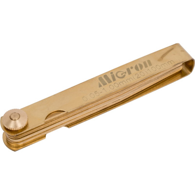 Набор щупов Micron 0,05-1 L=100 20шт. латунь