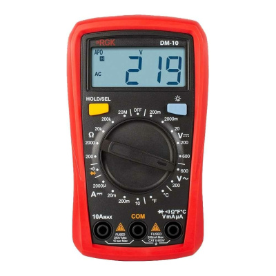 Цифровой мультиметр RGK DM-10 с поверкой