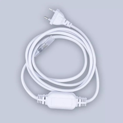 Сетевой шнур ELEGANZ 180см с вилкой для 220В ленты (10см шаг резки), 4шт EL-CW180