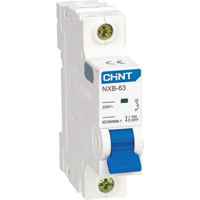 Автоматический выключатель CHINT NXB-63 1P 4А 6кА х-ка B (R)