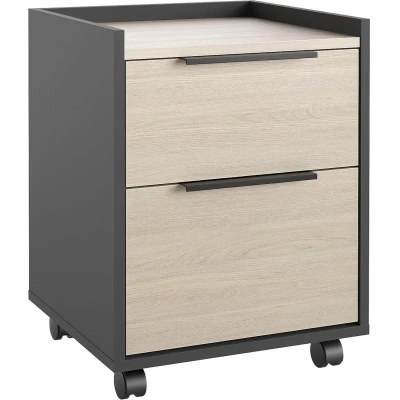 Тумба мобильная К-Loft 241T003 434х400х555 дуб скандин./графит