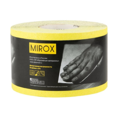 Рулон шлифовальный на бумажной основе MIROX SE 115мм x 50м Р80