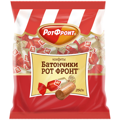 Конфеты шоколадные Батончики Рот Фронт 250
