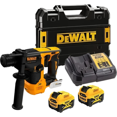 Аккумуляторный перфоратор Dewalt DCH072, 12 В, 1.2 Дж, 4280 уд/мин, с 2 АКБ 5 Ач и ЗУ, в кейсе TSTAK