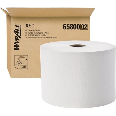 Материал протирочный нетканый WypAll X50 GeneralClean 25х25см 800л/рул 6580